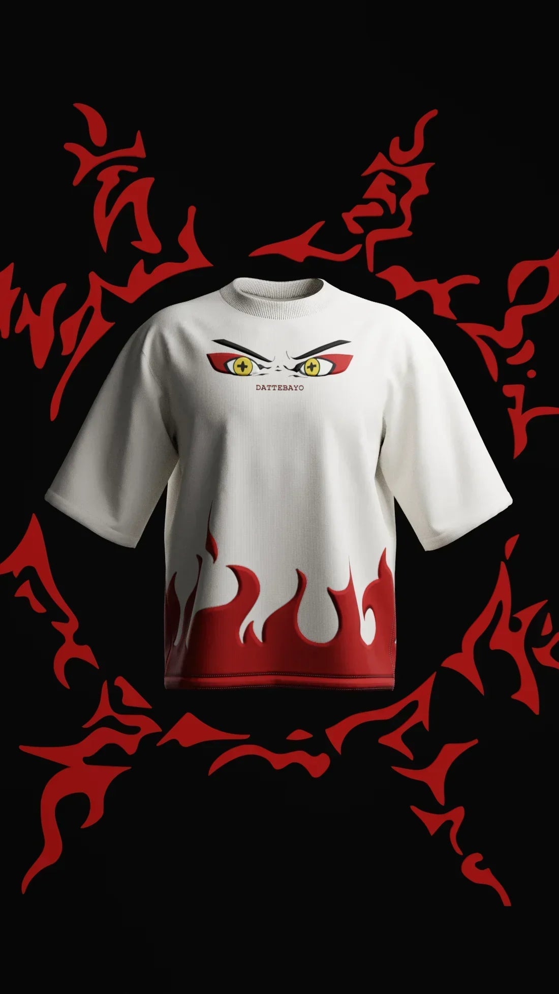 Naruto Hokage Oversized T-shirt - Krylln