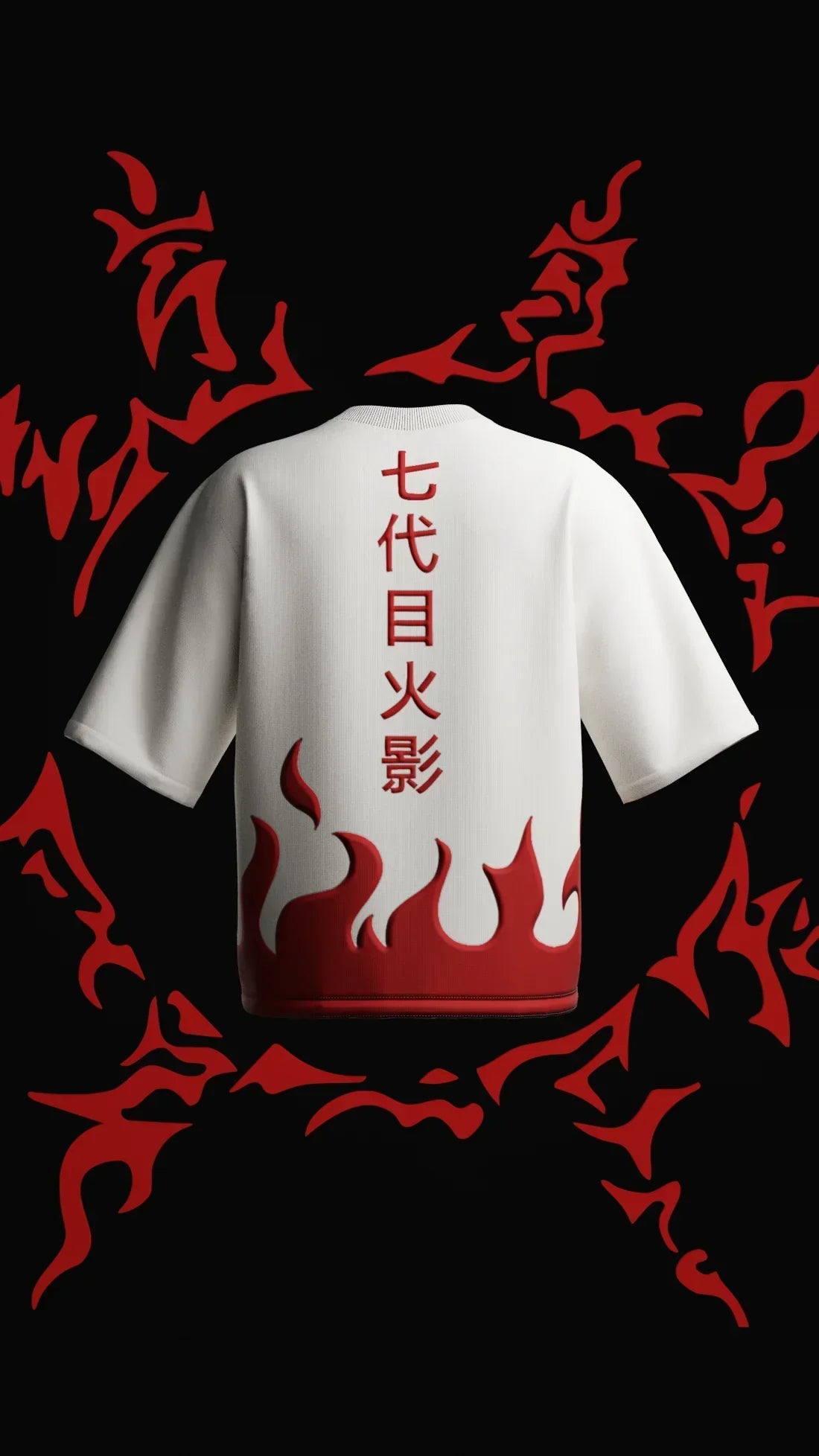 Naruto Hokage Oversized T-shirt - Krylln