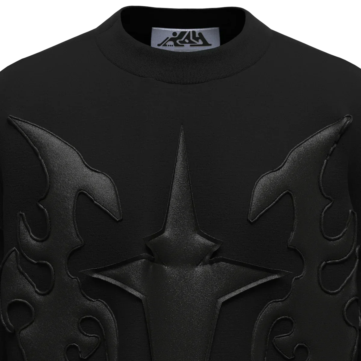 TRIBAL LEATHER PATCHWORK TEE° - Krylln