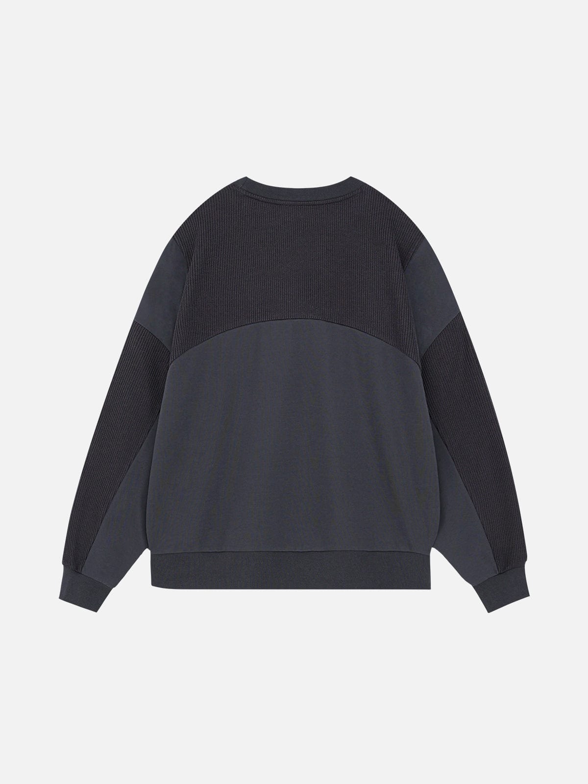 [Eye Of Moon] Knit Patchwork Sweatshirt - Krylln