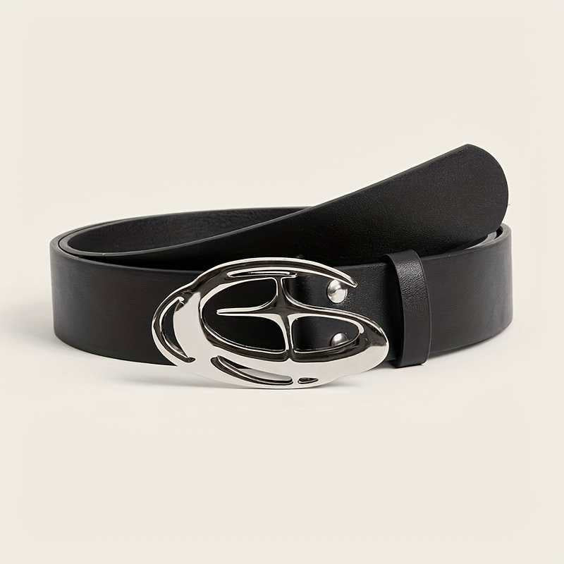 Oval Star Buckle Unisex Belt