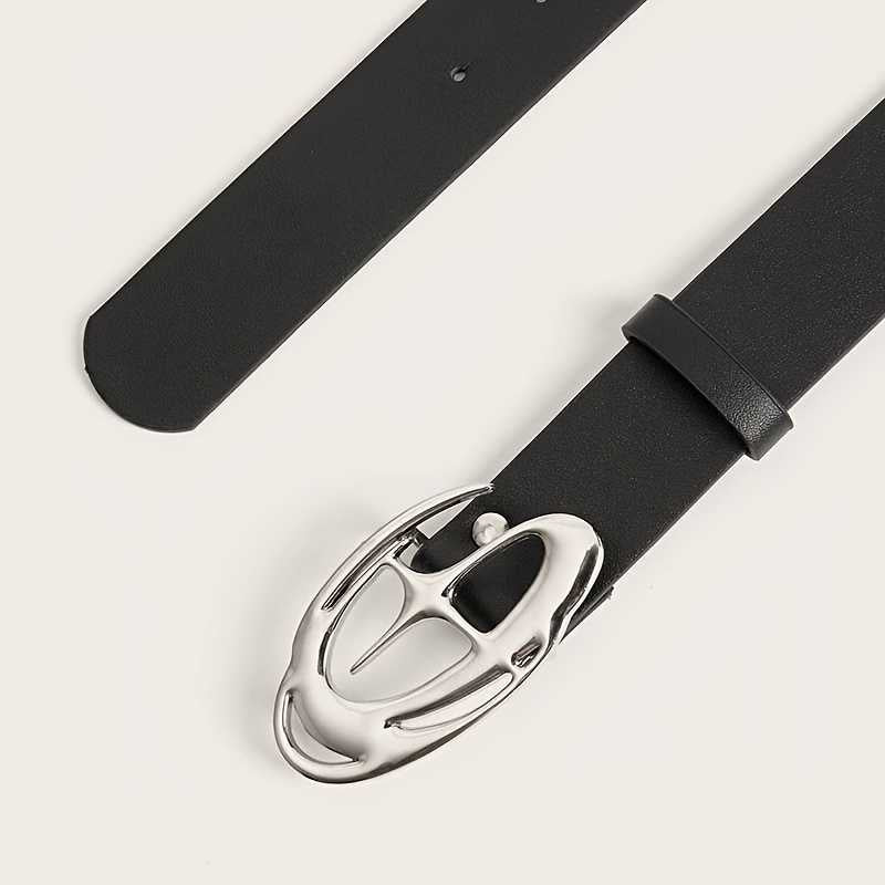 Oval Star Buckle Unisex Belt